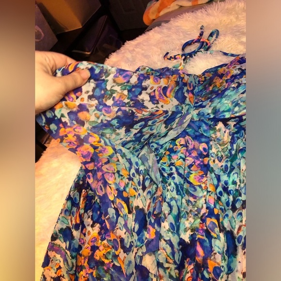 Vibrant Multicolor Strapless tankini - Picture 11 of 15